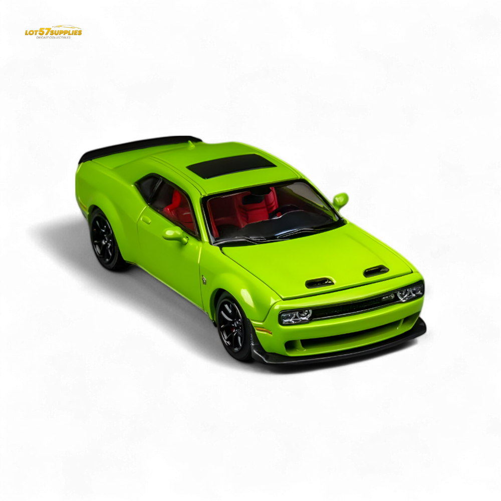 (Pre-Order) STANCE HUNTERS DODGE SRT HELLCAT - Green 1/64 (ONLINE ORDER ONLY)