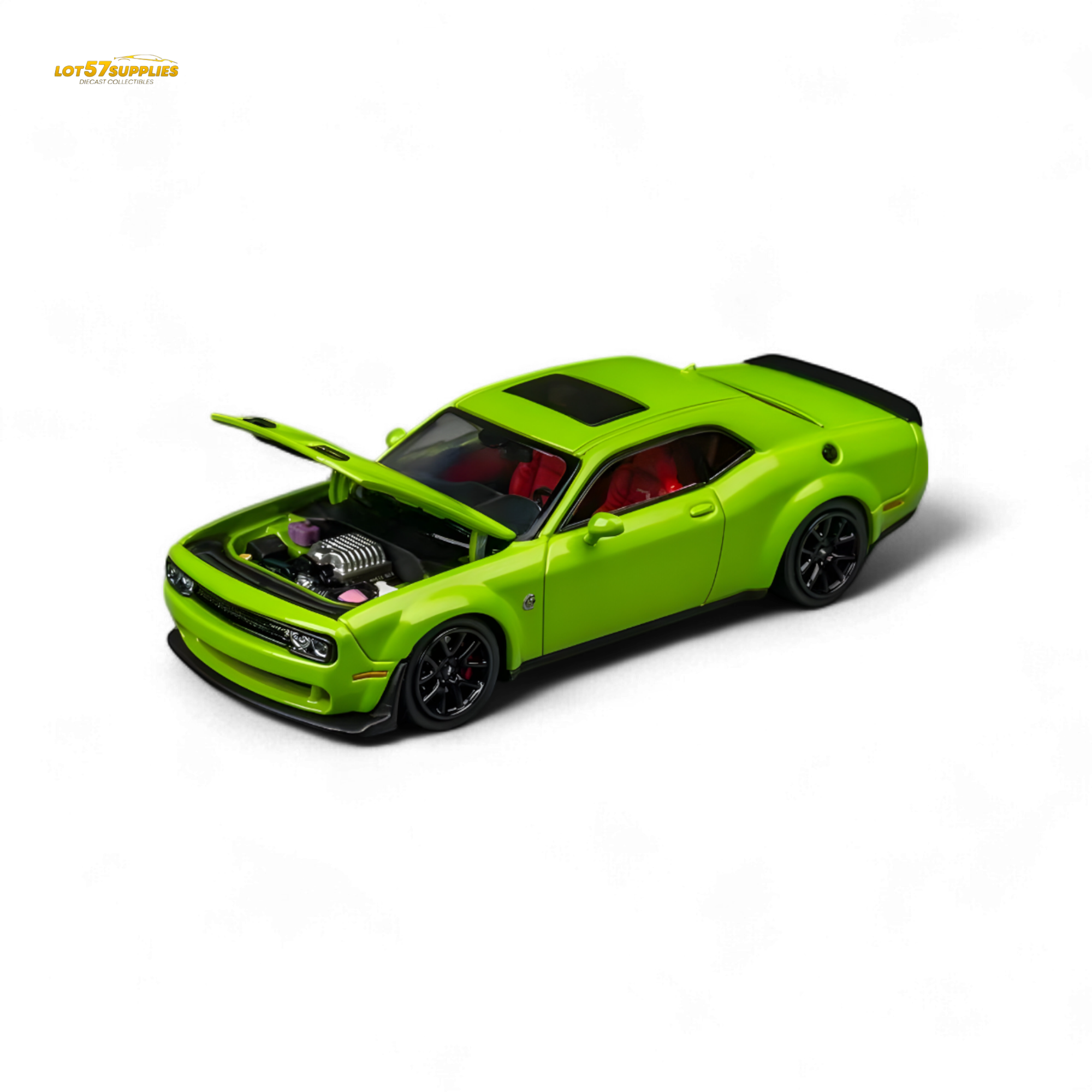 (Pre-Order) STANCE HUNTERS DODGE SRT HELLCAT - Green 1/64 (ONLINE ORDER ONLY)