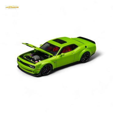(Pre-Order) STANCE HUNTERS DODGE SRT HELLCAT - Green 1/64 (ONLINE ORDER ONLY)