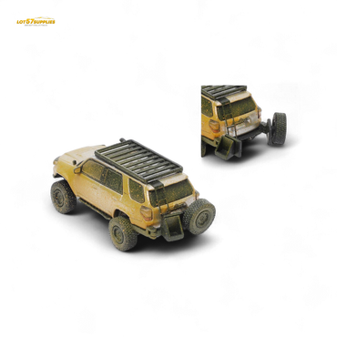(Pre-Order) GCD Toyota Speed Master Silver Muddy 4 RUNNER – Silver Muddy 1:64 (Online Order Only)