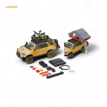 (Pre-Order) GCD Toyota Speed Master Silver Muddy 4 RUNNER – Silver Muddy 1:64 (Online Order Only)