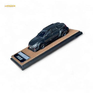 Qidian Model Audi RS6 Avant (C7) Crock Station wagon DTM Wide-Body Modified - Black 1/64 (ONLINE ORDER ONLY)