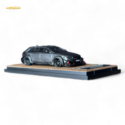 Qidian Model Audi RS6 Avant (C7) Crock Station wagon DTM Wide-Body Modified  - Gungrey 1/64 (ONLINE ORDER ONLY)