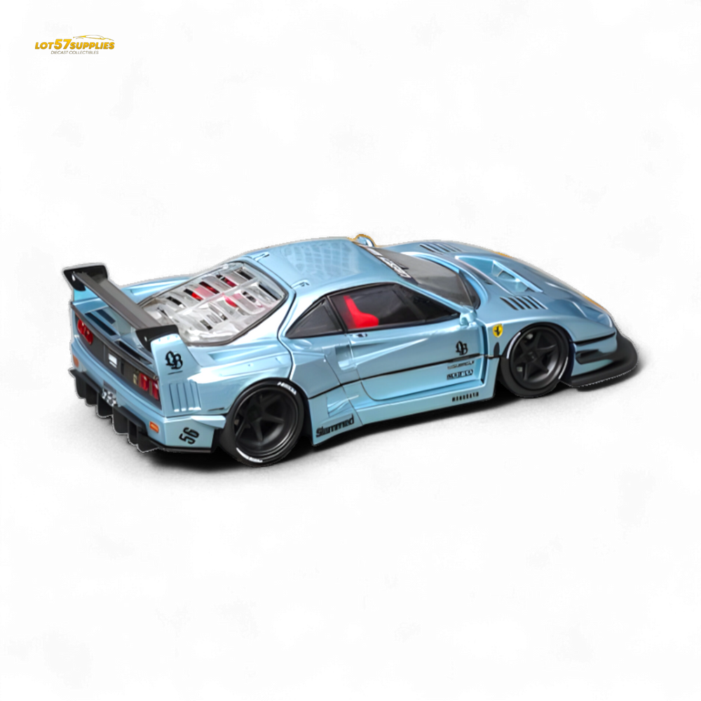 (Pre-Order) Star Model F40 LB-Works WideBody - Ice Blue Ordinary 1:64 (ONLINE ORDER ONLY)