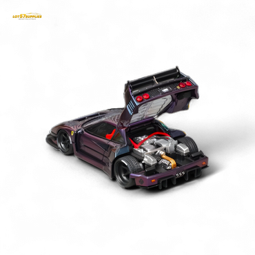 (Pre-Order) Star Model F40 LB-Works Wide-Body - Magic Purple Ordinary 1:64 (ONLINE ORDER ONLY)