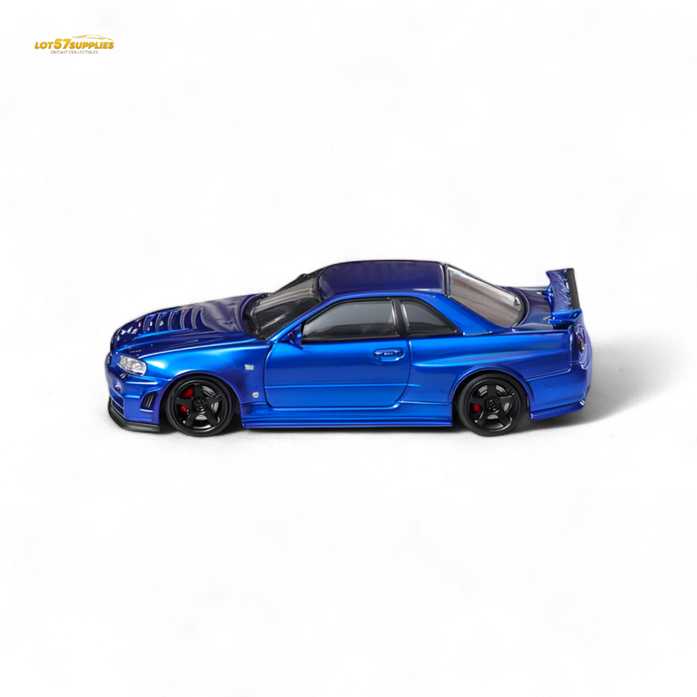 Fuji Skyline R34 GT-R Nismo Z-Tune - Bayside Blue 1:64 (ONLINE ORDER ONLY)