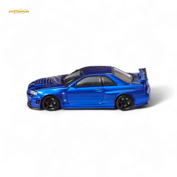 Fuji Skyline R34 GT-R Nismo Z-Tune - Bayside Blue 1:64 (ONLINE ORDER ONLY)