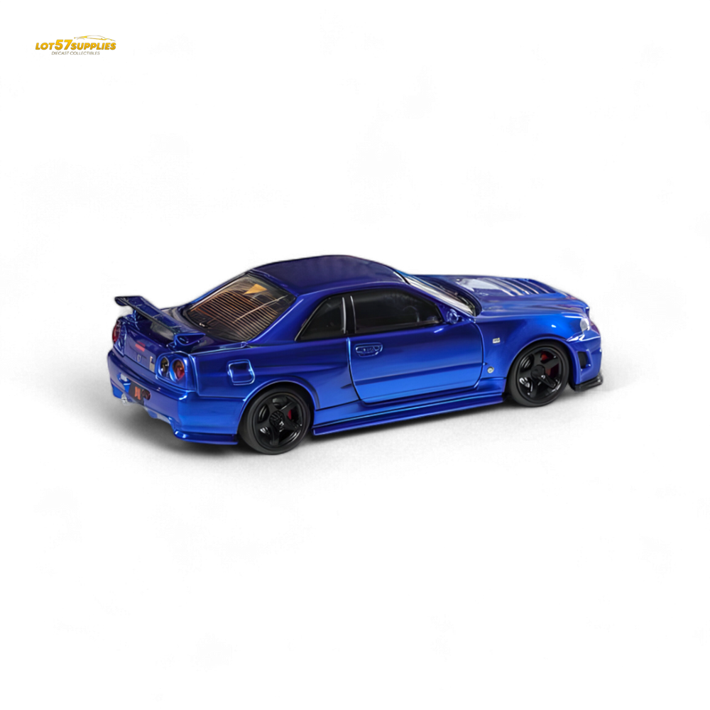 Fuji Skyline R34 GT-R Nismo Z-Tune - Bayside Blue 1:64 (ONLINE ORDER ONLY)