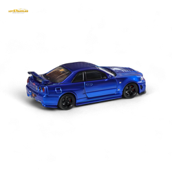 Fuji Skyline R34 GT-R Nismo Z-Tune - Bayside Blue 1:64 (ONLINE ORDER ONLY)