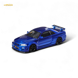 Fuji Skyline R34 GT-R Nismo Z-Tune - Bayside Blue 1:64 (ONLINE ORDER ONLY)
