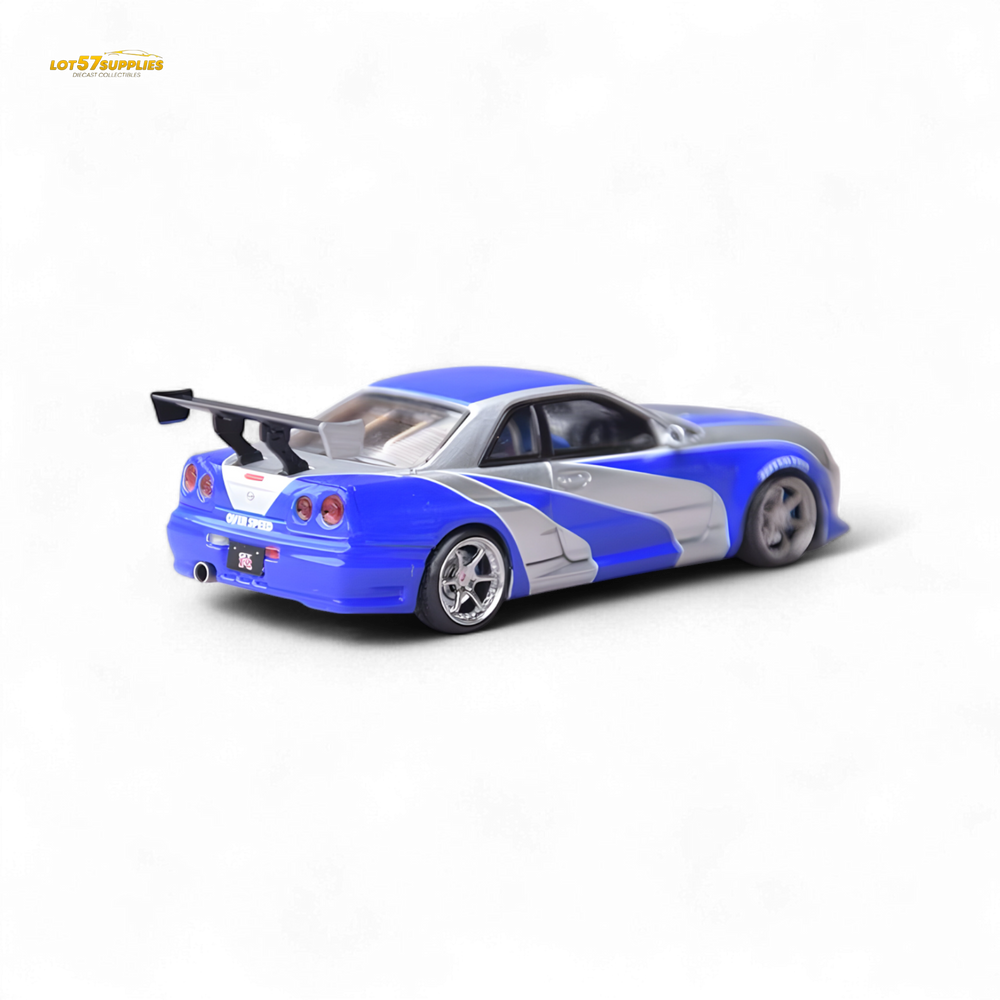 Focal Horizon Skyline GT-R R34 - NFS Silver Blue 1:64 (ONLINE ORDER ONLY)