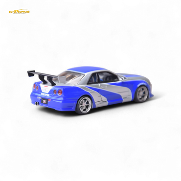 Focal Horizon Skyline GT-R R34 - NFS Silver Blue 1:64 (ONLINE ORDER ONLY)