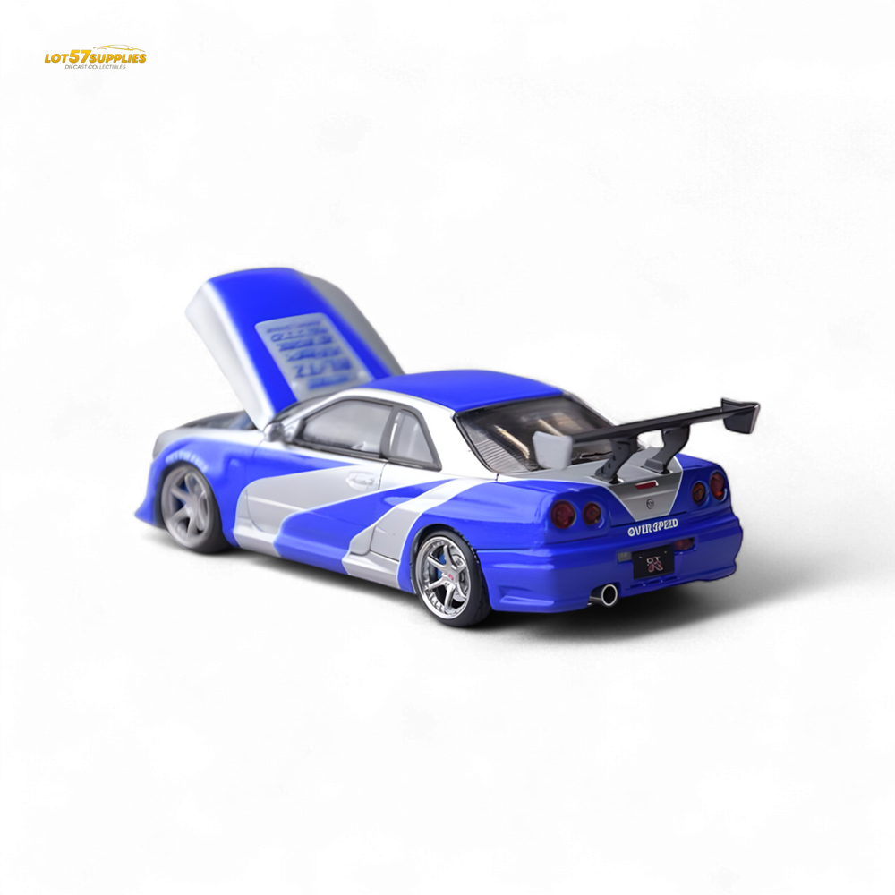 Focal Horizon Skyline GT-R R34 - NFS Silver Blue 1:64 (ONLINE ORDER ONLY)