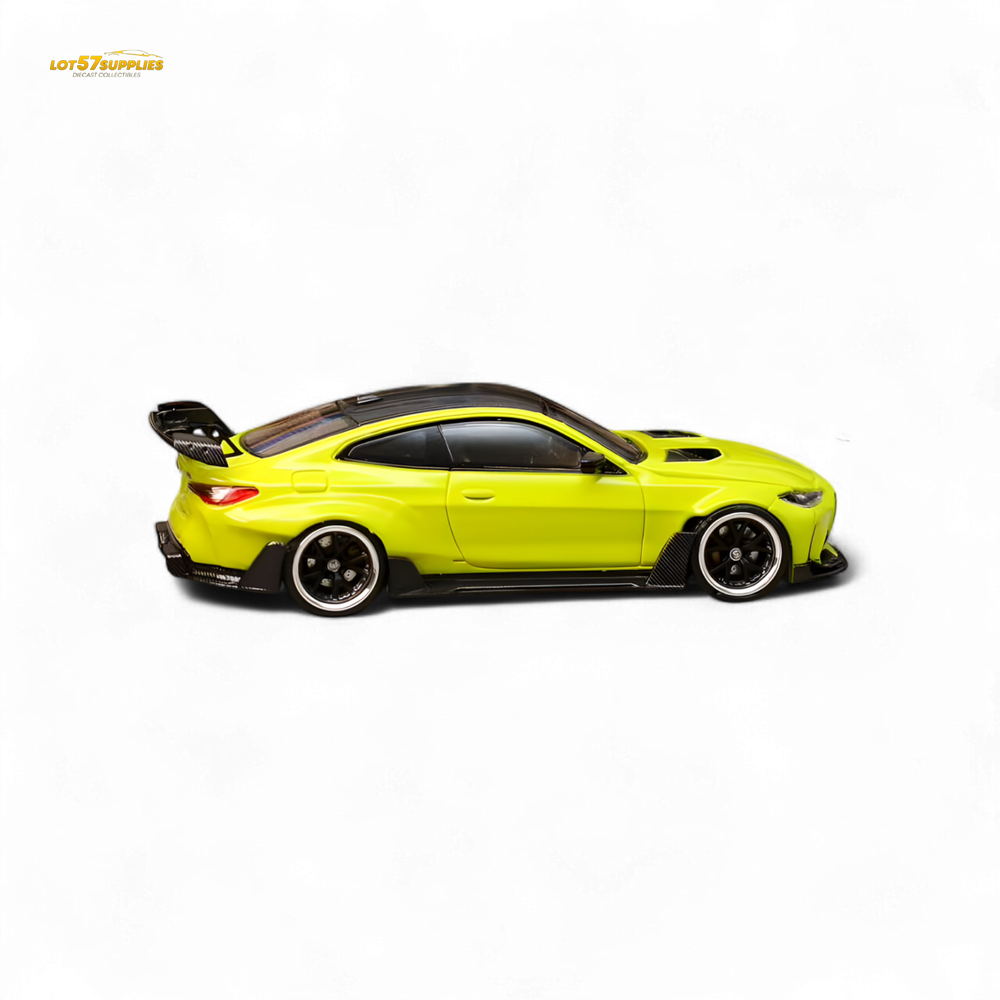 SW BMW G82 M4 Wide-Body Modified - Sao Paulo Yellow 1:64 (ONLINE ORDER ONLY)