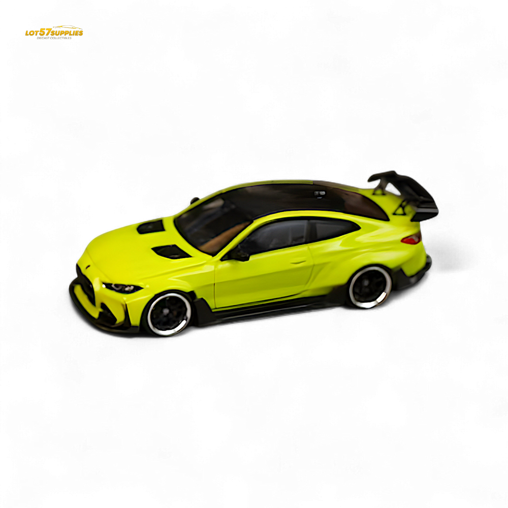 SW BMW G82 M4 Wide-Body Modified - Sao Paulo Yellow 1:64 (ONLINE ORDER ONLY)