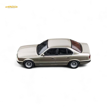 (Pre-Order) DCM BMW E34 5-Series Sedan - Cashmere Beagle Gold 1:64 (ONLINE ORDER ONLY)