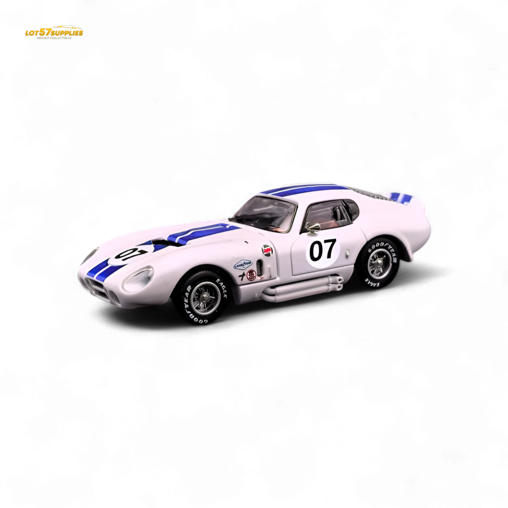 Fine Works64 Shelby Daytona - White with Blue Stripes 1:64 (ONLINE ORDER ONLY)