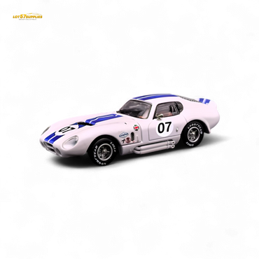 Fine Works64 Shelby Daytona - White with Blue Stripes 1:64 (ONLINE ORDER ONLY)