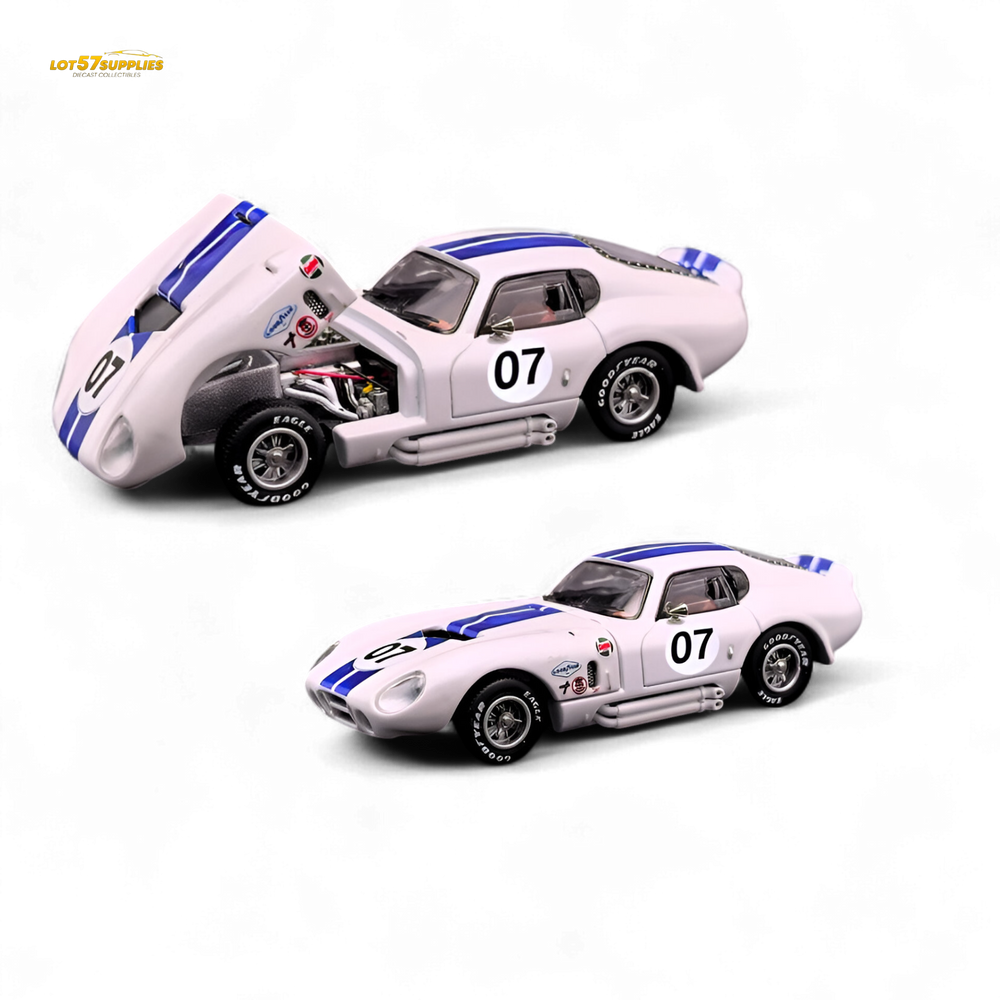 Fine Works64 Shelby Daytona - White with Blue Stripes 1:64 (ONLINE ORDER ONLY)