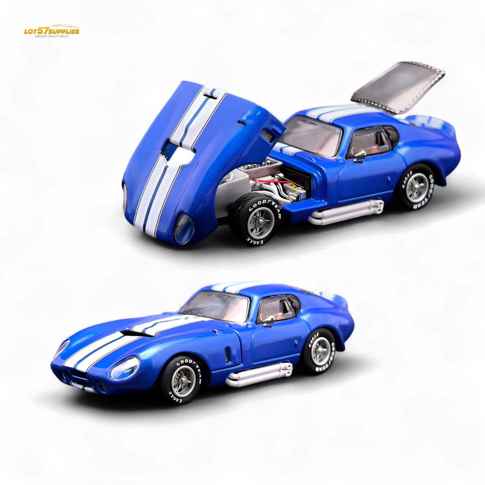 Fine Works64 Shelby Daytona - Blue with White Stripes 1:64 (ONLINE ORDER ONLY)