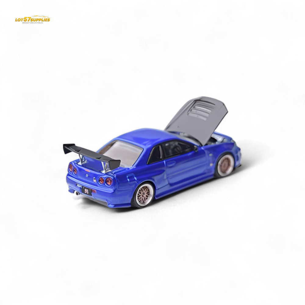 Focal Horizon Skyline GT-R R34 - Bayside Blue 1:64 (ONLINE ORDER ONLY)