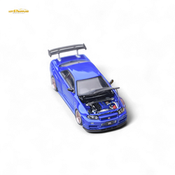 Focal Horizon Skyline GT-R R34 - Bayside Blue 1:64 (ONLINE ORDER ONLY)