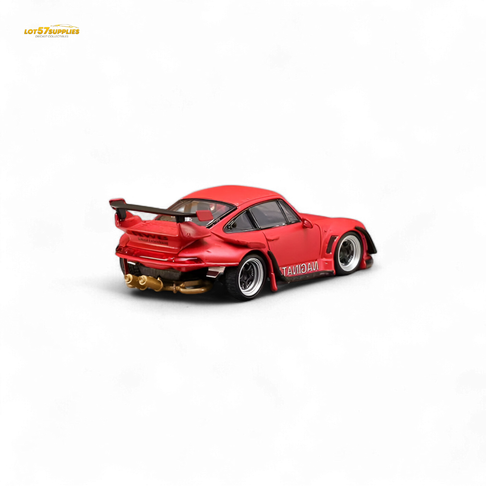 (Pre-Order) Street Weapon RWB 993 Naginata - Red Livery - Low Wing 1:64 (ONLINE ORDER ONLY)