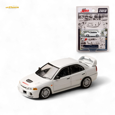(Pre-Order) Hobby Japan Mitsubishi Lancer RS Evolution IV - White 1:64 (ONLINE ORDER ONLY)