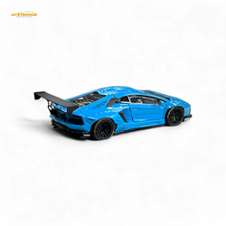 (Pre-Order) Pgm Lamborghini LP700-4 - BB Blue Luxury Version 1:64 (ONLINE ORDER ONLY)