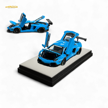 (Pre-Order) Pgm Lamborghini LP700-4 - BB Blue Ordinary Version 1:64 (ONLINE ORDER ONLY)