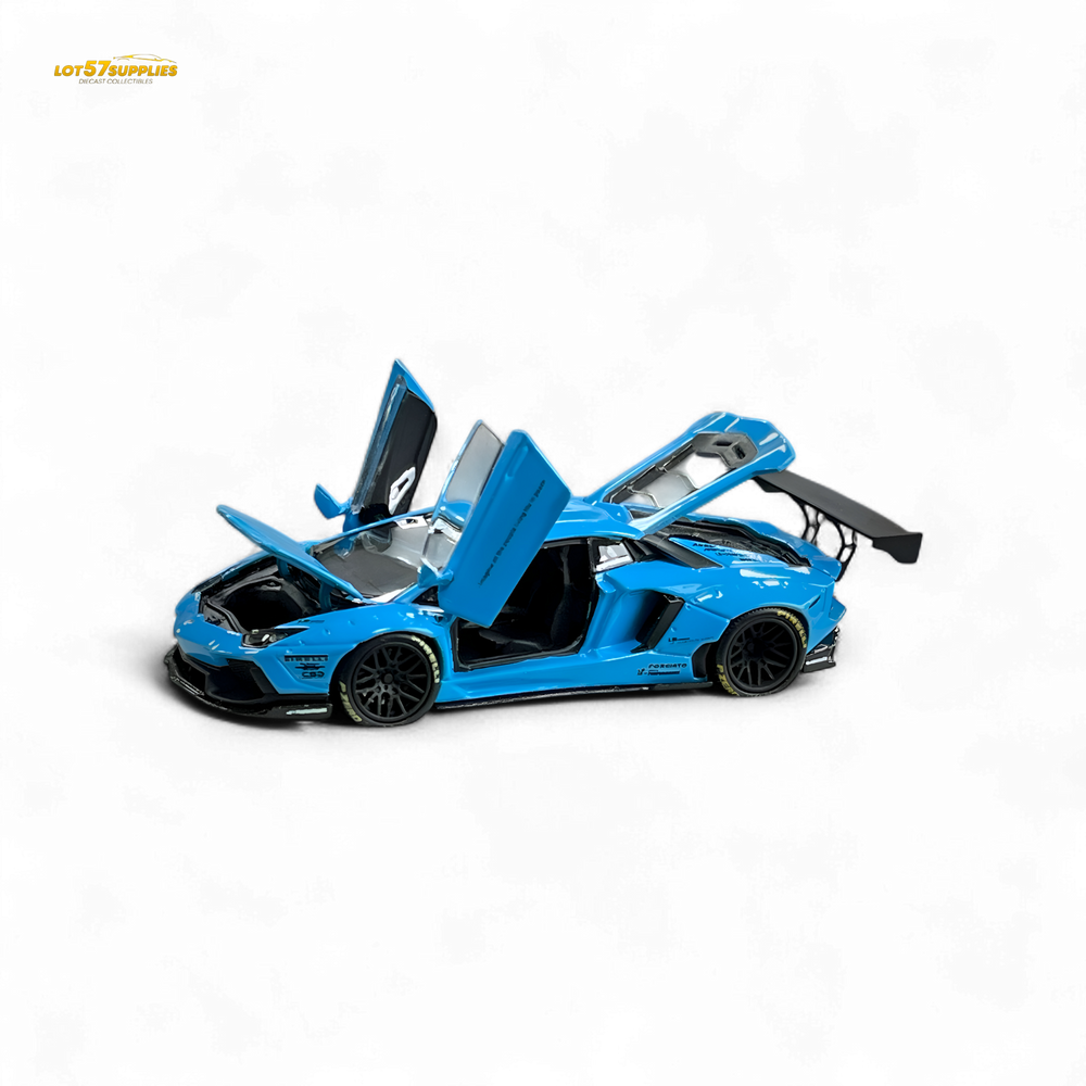 (Pre-Order) Pgm Lamborghini LP700-4 - BB Blue Luxury Version 1:64 (ONLINE ORDER ONLY)