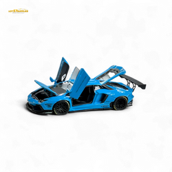 (Pre-Order) Pgm Lamborghini LP700-4 - BB Blue Luxury Version 1:64 (ONLINE ORDER ONLY)