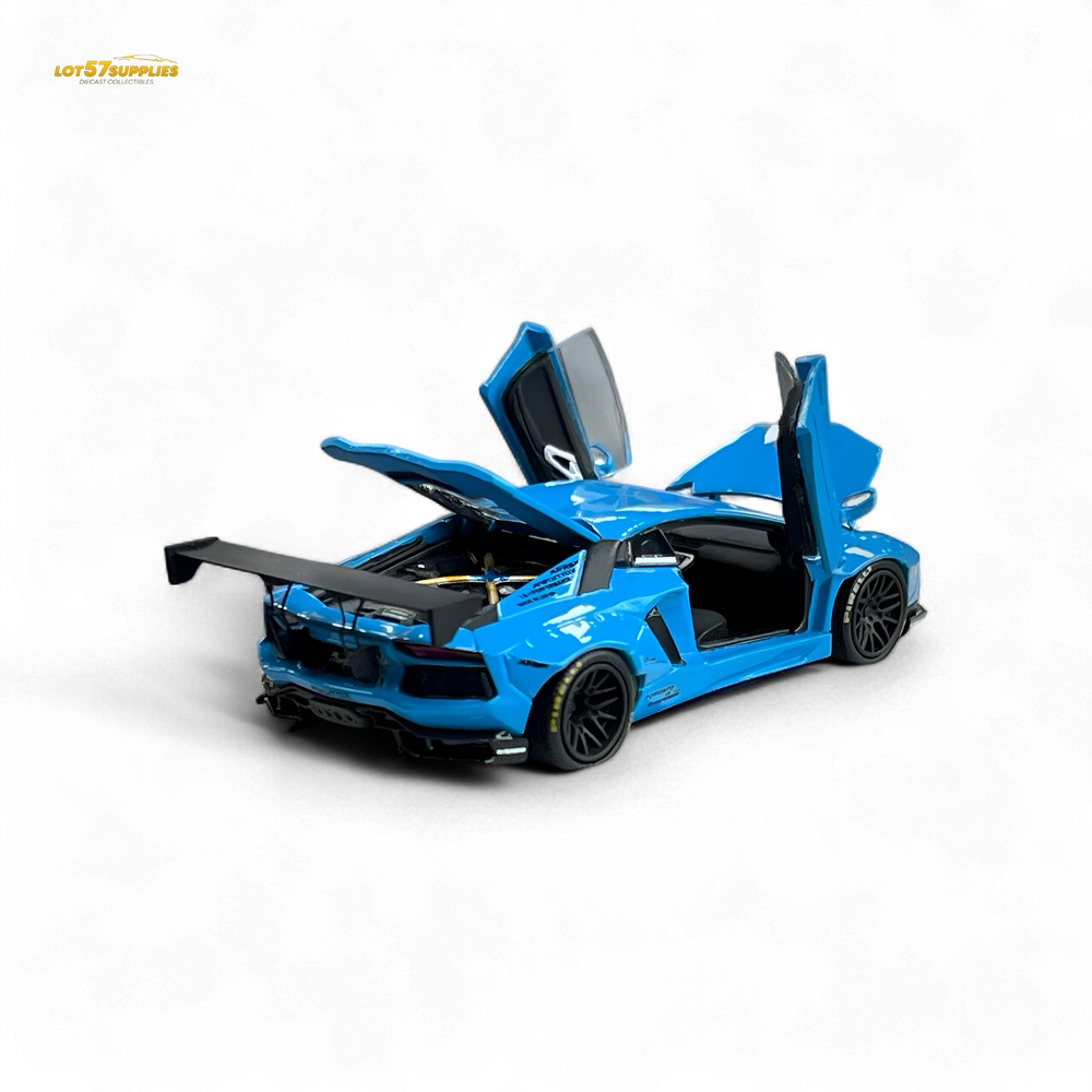 (Pre-Order) Pgm Lamborghini LP700-4 - BB Blue Luxury Version 1:64 (ONLINE ORDER ONLY)