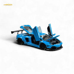 (Pre-Order) Pgm Lamborghini LP700-4 - BB Blue Luxury Version 1:64 (ONLINE ORDER ONLY)