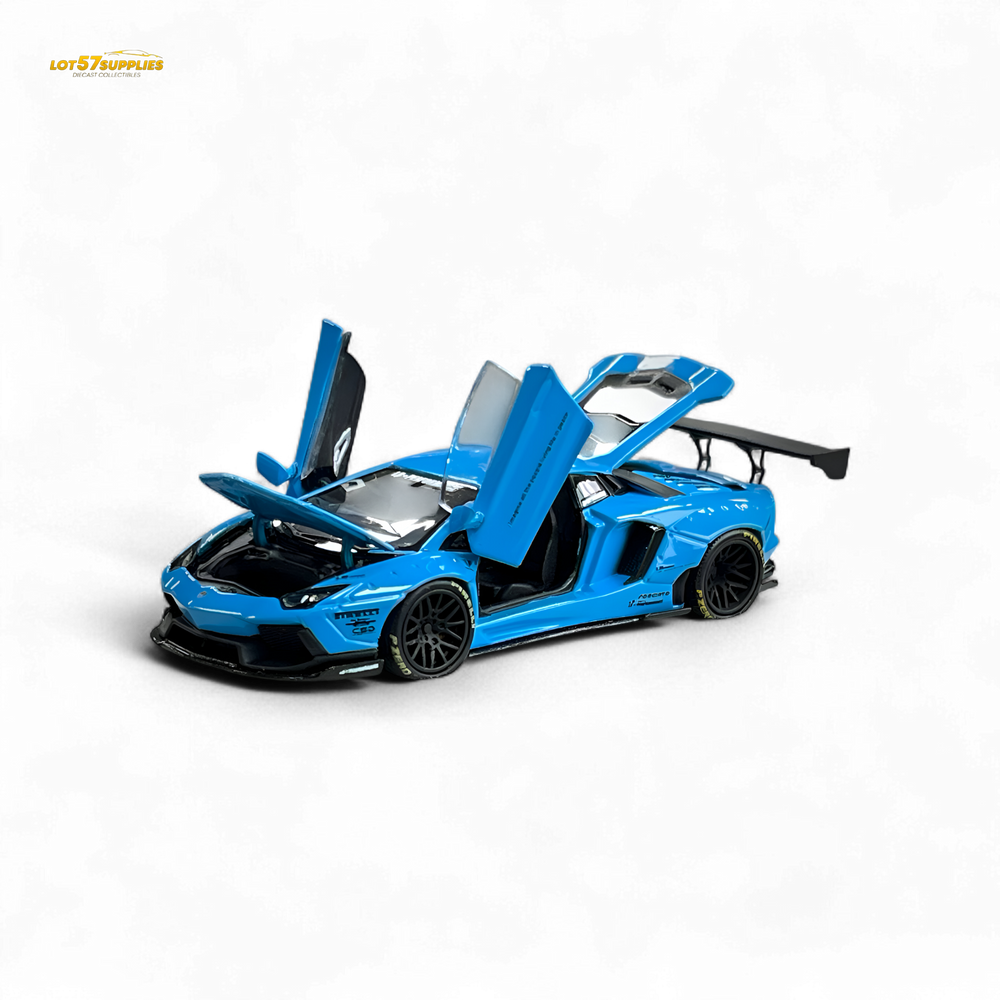 (Pre-Order) Pgm Lamborghini LP700-4 - BB Blue Luxury Version 1:64 (ONLINE ORDER ONLY)