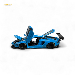 (Pre-Order) Pgm Lamborghini LP700-4 - BB Blue Luxury Version 1:64 (ONLINE ORDER ONLY)