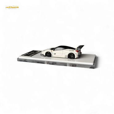Flame Supercar LB458GT LB Wide-Body - White 1:64 Resin (ONLINE ORDER ONLY)