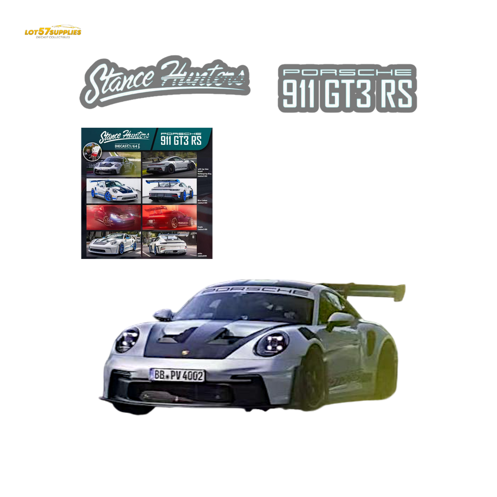 (Pre-Order) Stance Hunters Porsche 911 GT3 RS - Nürburgring Livery 1:64 (ONLINE ORDER ONLY)