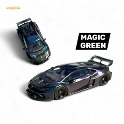 Flame Lamborghini Huracan GT LP610 - Magic Green 1:64 (ONLINE ORDER ONLY)