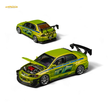 (Pre-Order) Findclassically Mitsubishi 9th Generation - FNF Bryan Livery Green 1:64 (ONLINE ORDER ONLY)