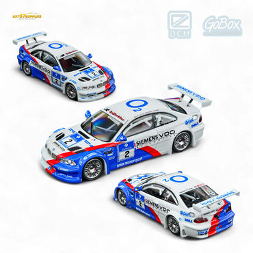 (Pre-Order) DCM & GOBOX M3 GTR E46 - SIEMENS 2 1:64 (ONLINE ORDER ONLY)
