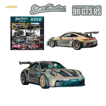 (Pre-Order) Stance Hunters Porsche 911 GT3 RS 992 - Urban Bamboo 1:64 (ONLINE ORDER ONLY)