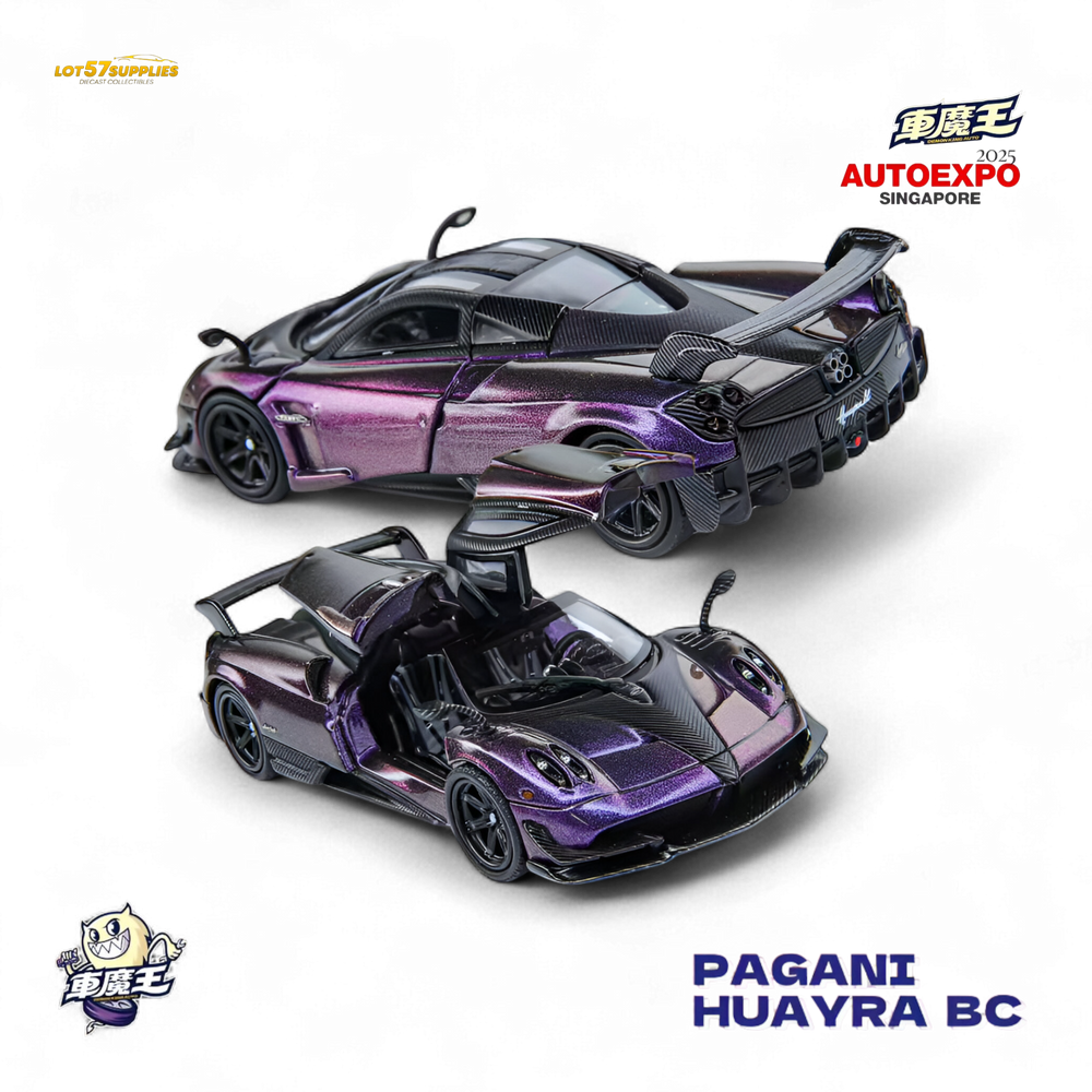 Demon King Auto Huayra BC - Chameleon - Carbon Line (Singapore Exclusive) 1:64 (ONLINE ORDER ONLY)