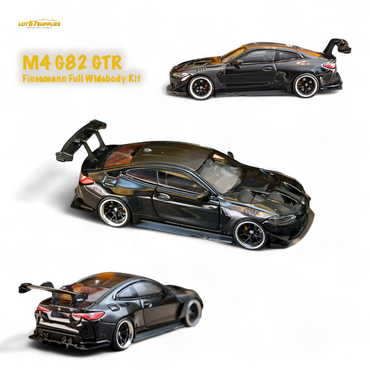 (Pre-Order) SW BMW M4 Flossmann Full Widebody Kit G82 GTR - Bright Black 1:64 (ONLINE ORDER ONLY)