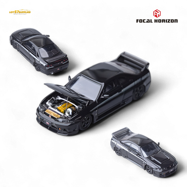 (Pre-Order) Focal Horizon Nissan Skyline GT-R R33 Nismo 400R Version - Black 1:64 (ONLINE ORDER ONLY)
