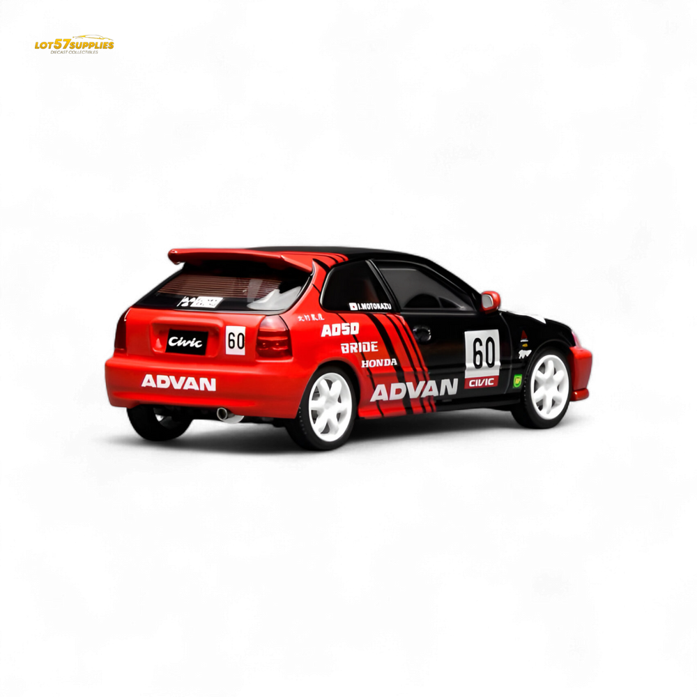 (Pre-Order) Motorhelix Honda Civic Type R (EK9) - Advan Livery 1:64 (ONLINE ORDER ONLY)