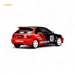 (Pre-Order) Motorhelix Honda Civic Type R (EK9) - Advan Livery 1:64 (ONLINE ORDER ONLY)