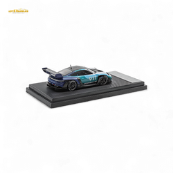 (Pre-Order) HKM 911 GT3 R Rennsport - Blue-White #911 1:64 (ONLINE ORDER ONLY)