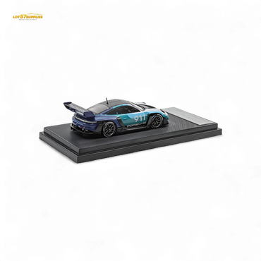 (Pre-Order) HKM 911 GT3 R Rennsport - Blue-White #911 1:64 (ONLINE ORDER ONLY)