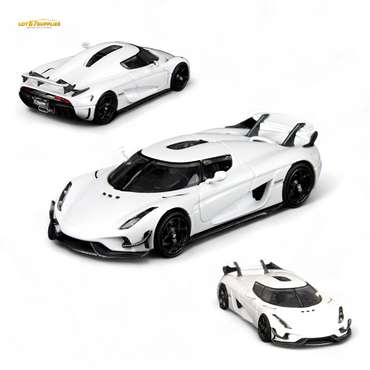 (Pre-Order) SC Art Regera - Pearl White 1:64 (ONLINE ORDER ONLY)